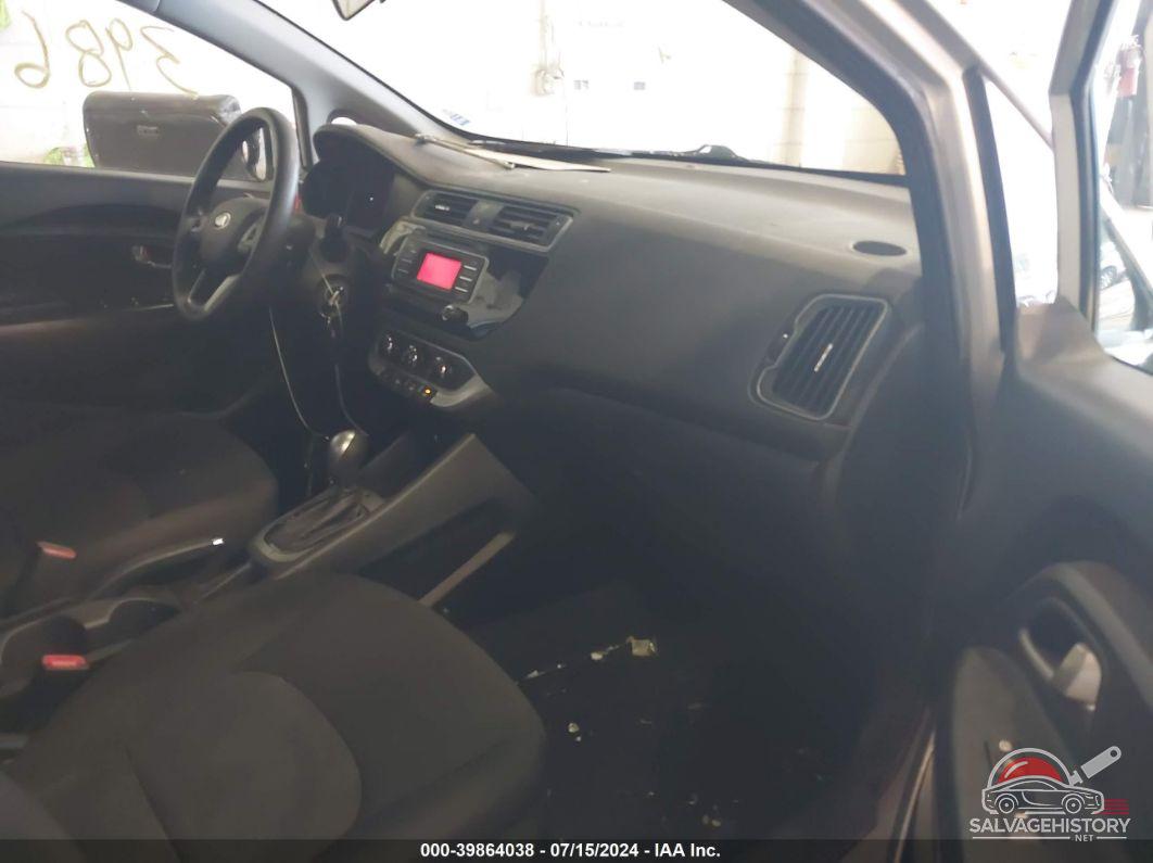 KNADM4A31G6668299 2016 KIA RIO photo no. 5