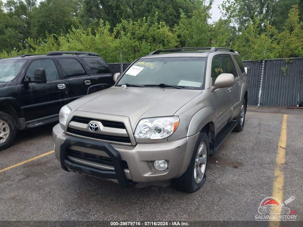 JTEBU17R260096998 2006 TOYOTA 4RUNNER photo no. 6