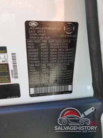 SALWV2FV6HA693309 2017 LAND ROVER RANGEROVER photo no. 13
