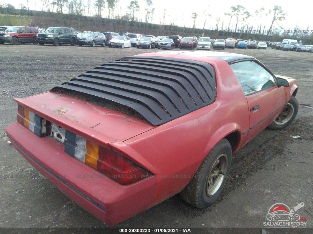 1G1FP87SXFN172942 1985 CHEVROLET CAMARO photo no. 4