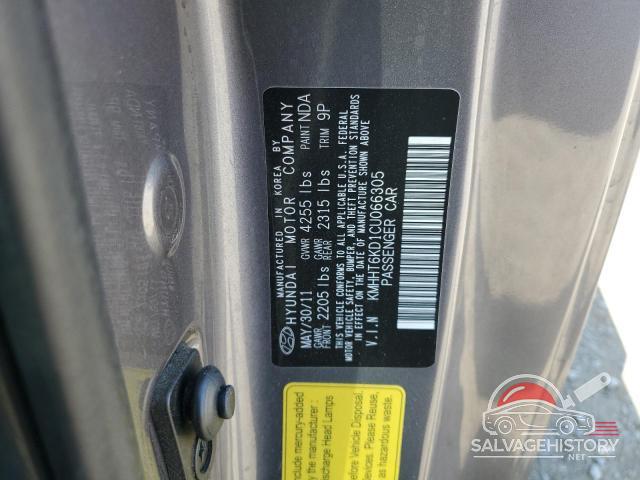 KMHHT6KD1CU066305 2012 HYUNDAI GENESIS photo no. 12
