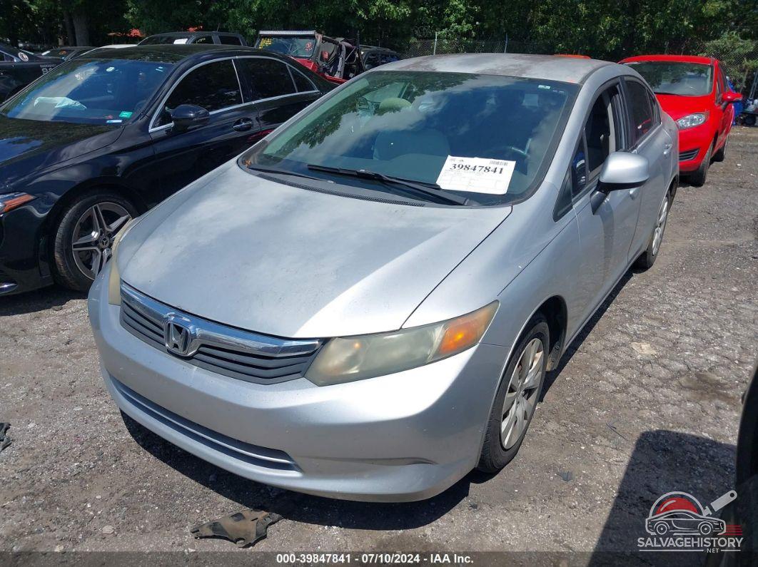 2HGFB2F55CH305627 2012 HONDA CIVIC photo no. 2