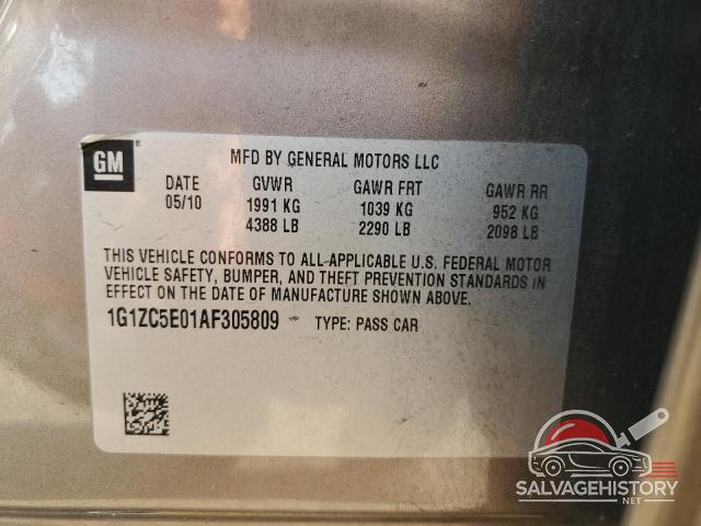 1G1ZC5E01AF305809 2010 CHEVROLET MALIBU photo no. 12