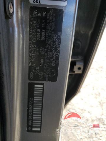 KNAFU4A29D5657262 2013 KIA FORTE photo no. 12
