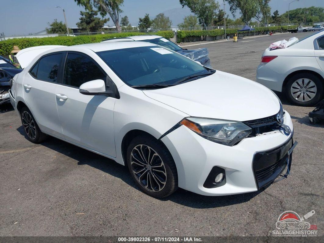 5YFBURHEXGP428482 2016 TOYOTA COROLLA photo no. 2
