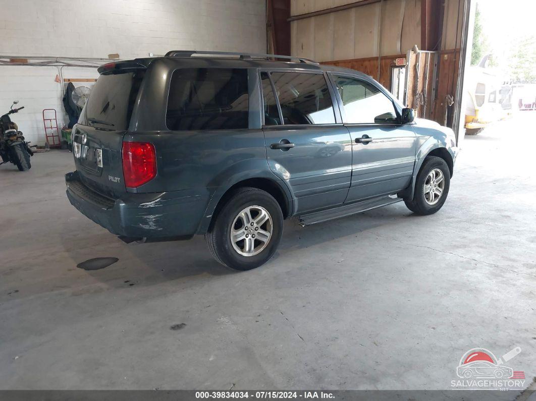 5FNYF18535B055980 2005 HONDA PILOT photo no. 4