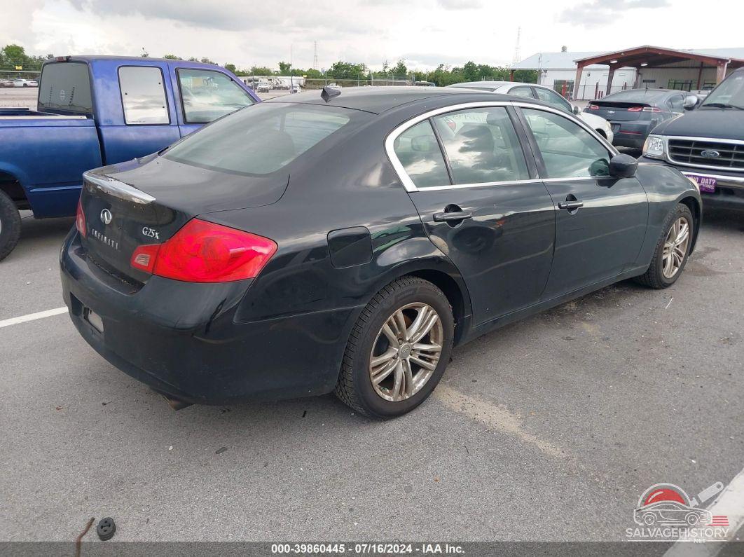 JN1DV6AR5BM650735 2011 INFINITI G25X photo no. 4