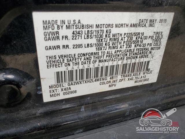 4A4AR4AU1FE038361 2015 MITSUBISHI OUTLANDER photo no. 13