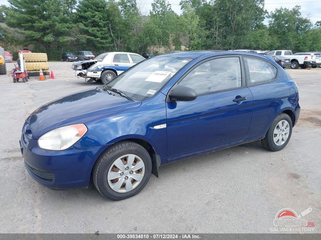 KMHCM36C68U074611 2008 HYUNDAI ACCENT photo no. 2