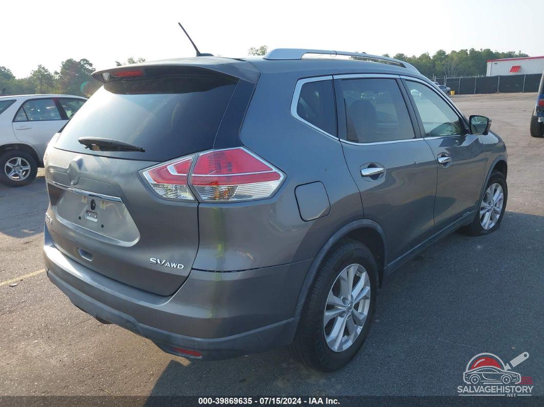KNMAT2MV4FP510218 2015 NISSAN ROGUE photo no. 4