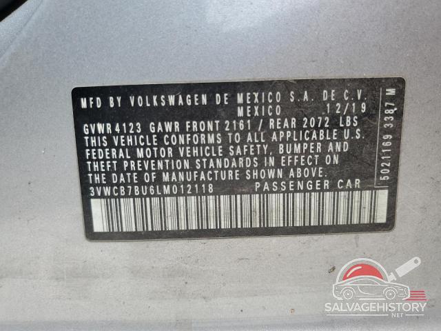 3VWCB7BU6LM012118 2020 VOLKSWAGEN JETTA photo no. 13