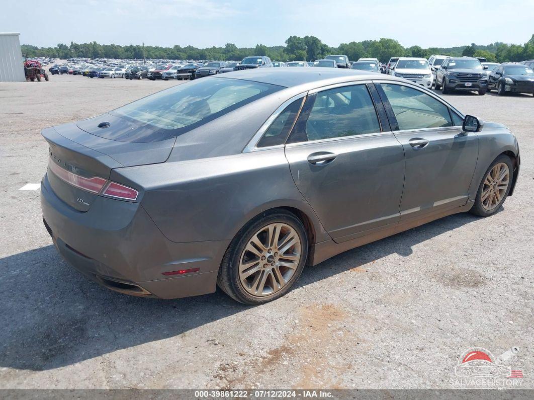 3LN6L2G9XER809445 2014 LINCOLN MKZ photo no. 4