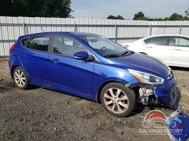 KMHCU5AE1EU186930 2014 HYUNDAI ACCENT photo no. 4