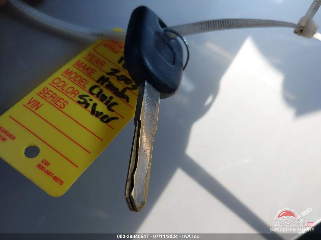 2HGES26783H557319 2003 HONDA CIVIC photo no. 11