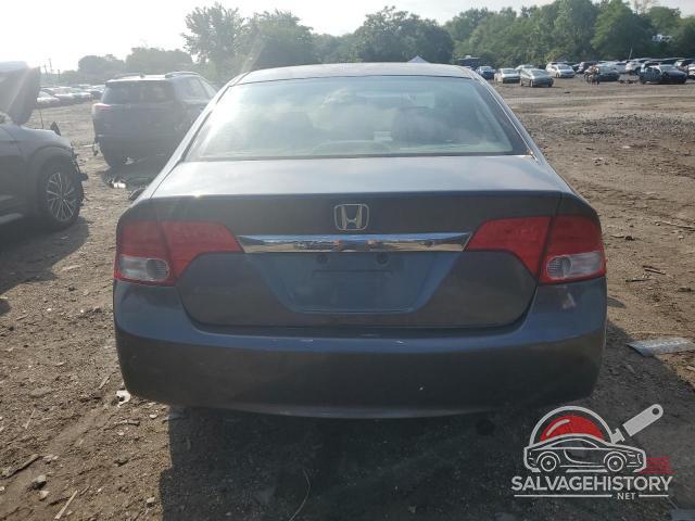 2HGFA16379H351285 2009 HONDA CIVIC photo no. 6