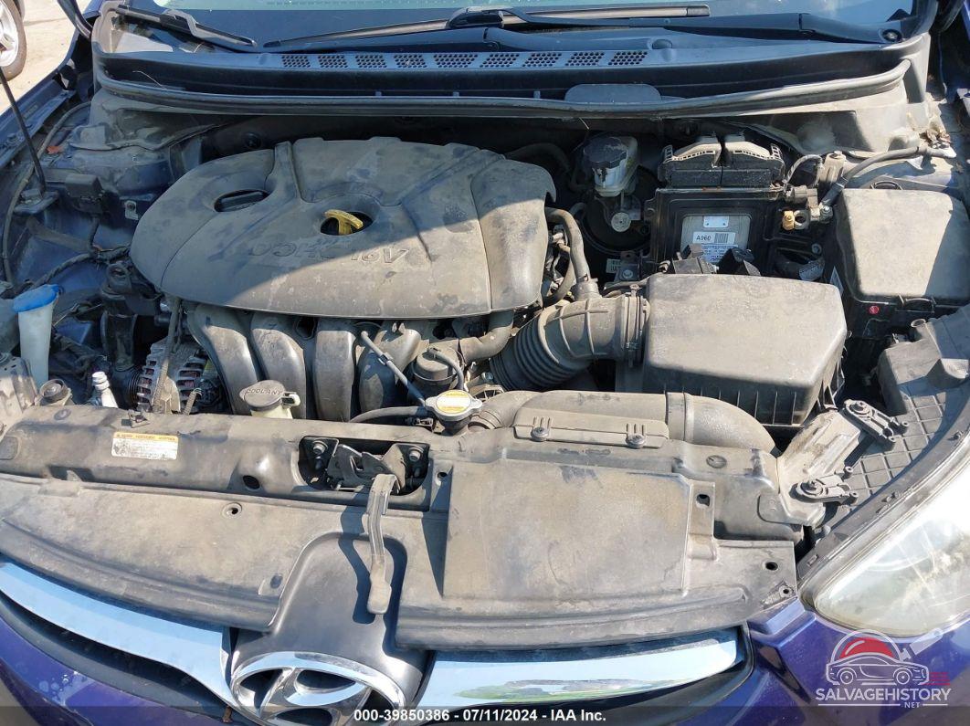 5NPDH4AE3CH122385 2012 HYUNDAI ELANTRA photo no. 10