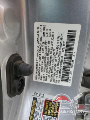 2HKRM4H79EH666448 2014 HONDA CRV photo no. 14