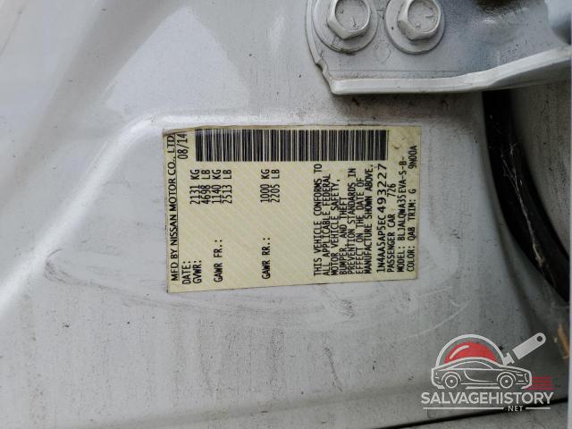 1N4AA5AP5EC493227 2014 NISSAN MAXIMA photo no. 12