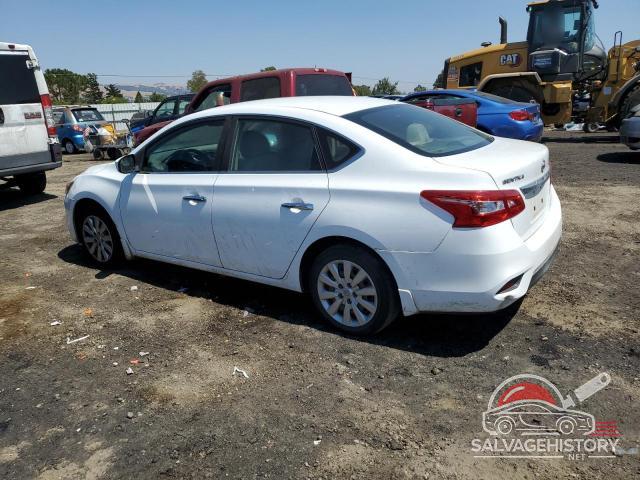 3N1AB7APXHY345396 2017 NISSAN SENTRA photo no. 2
