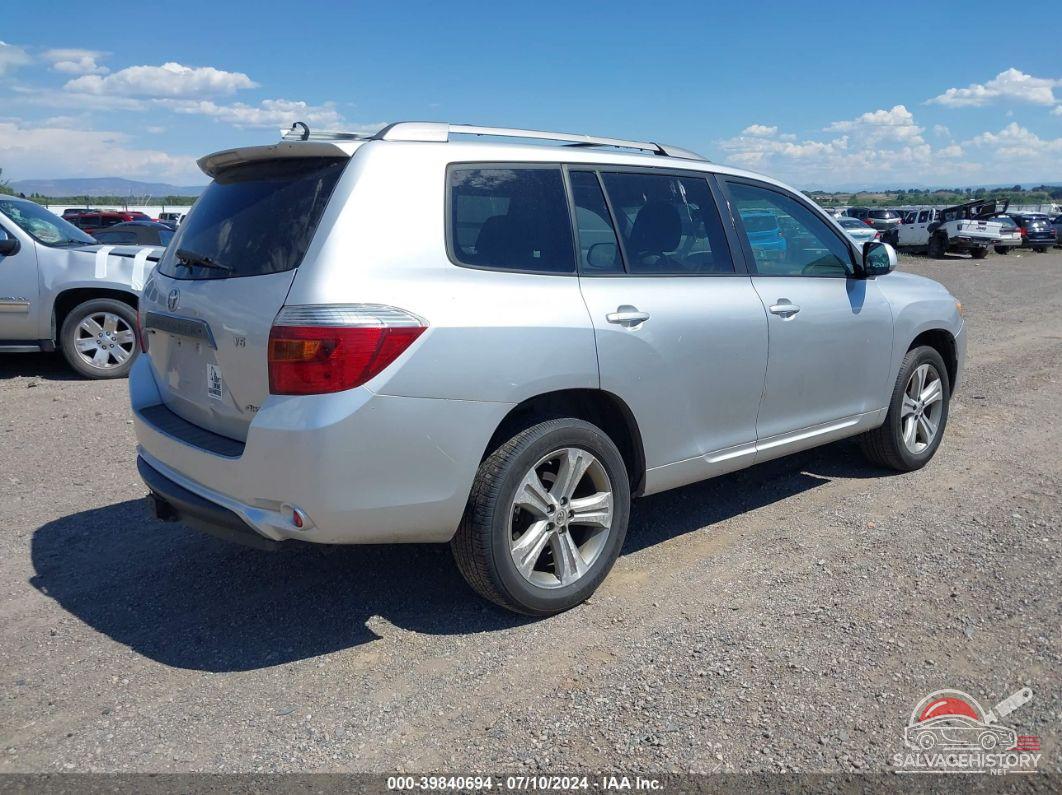 JTEES43A182001102 2008 TOYOTA HIGHLANDER photo no. 4