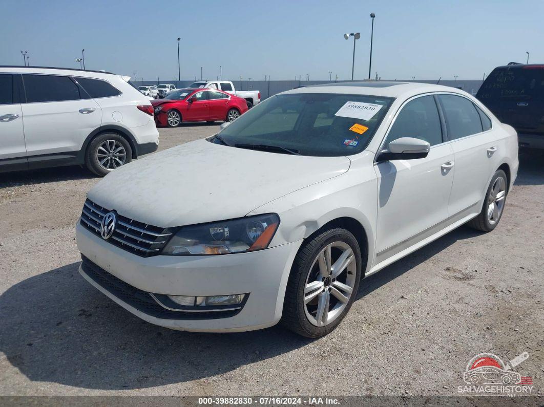 1VWCN7A35DC122144 2013 VOLKSWAGEN PASSAT photo no. 2