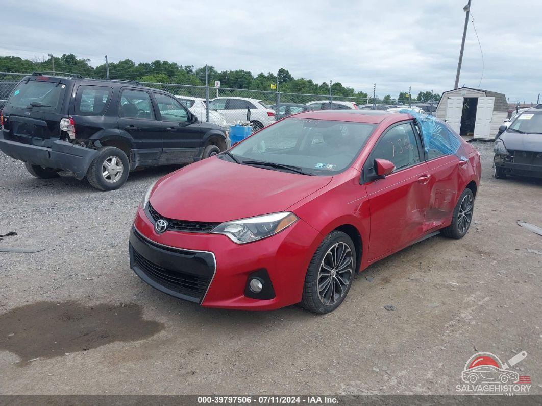 2T1BURHE0EC062657 2014 TOYOTA COROLLA photo no. 2