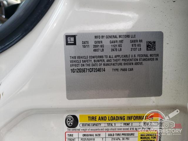 1G1ZG5E71CF204614 2012 CHEVROLET MALIBU photo no. 12