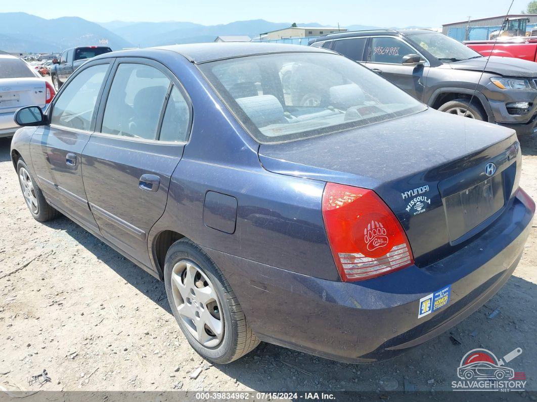 KMHDN46D14U796062 2004 HYUNDAI ELANTRA photo no. 3