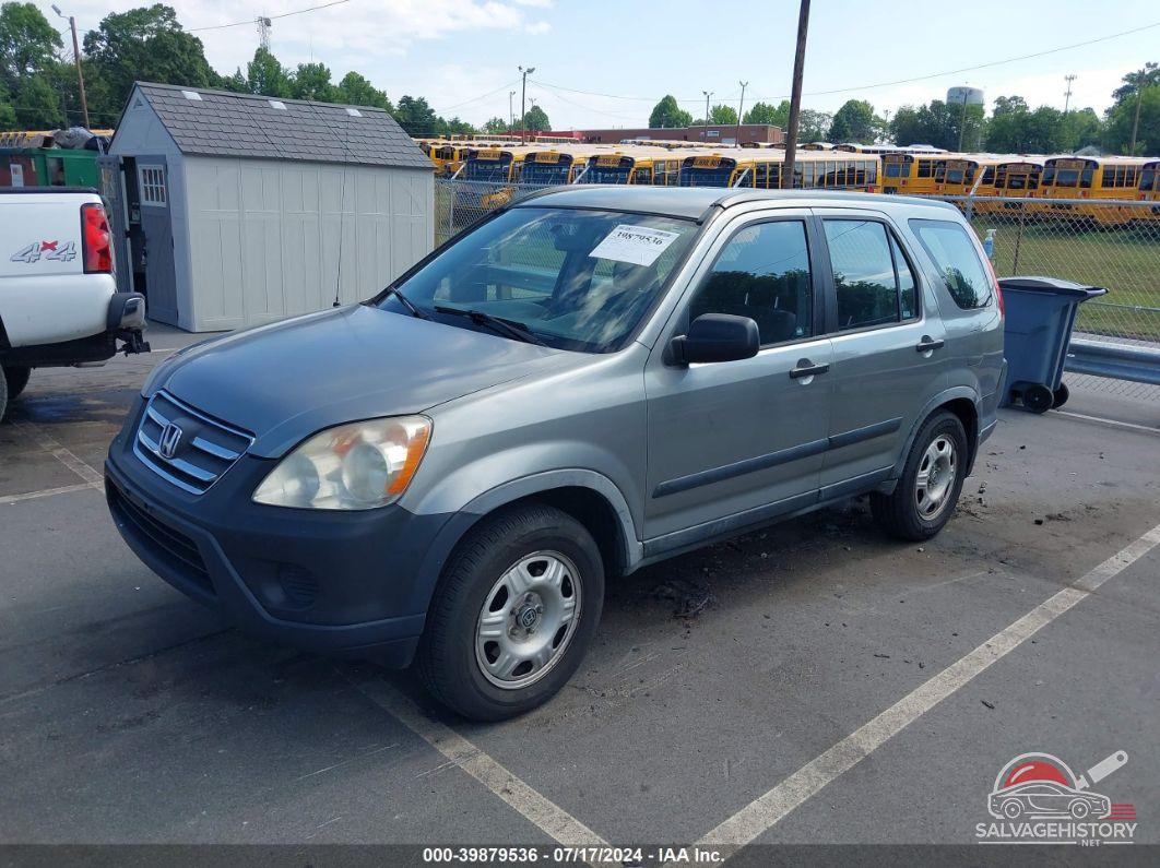 JHLRD68596C018912 2006 HONDA CR-V photo no. 2