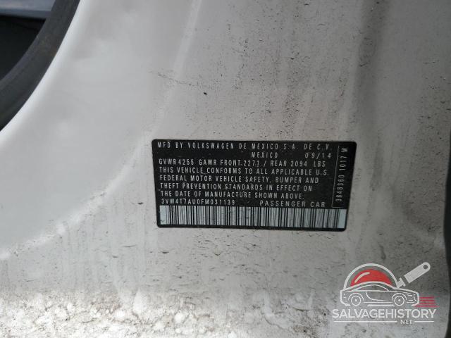 3VW4T7AU0FM031139 2015 VOLKSWAGEN GTI photo no. 13