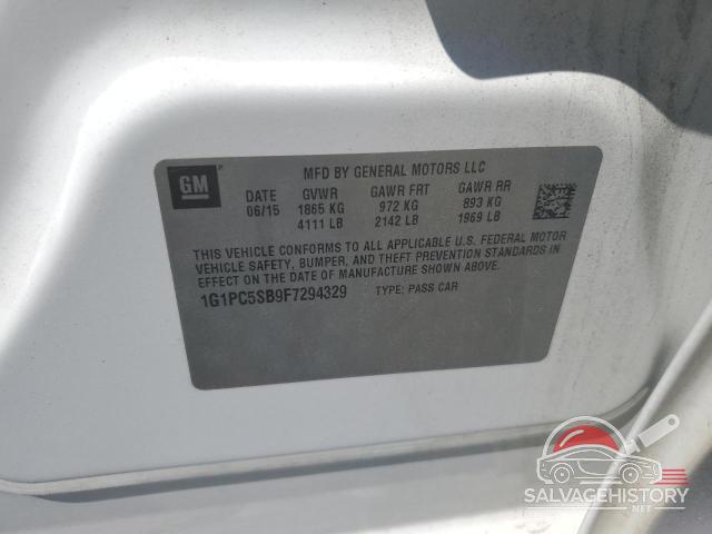 1G1PC5SB9F7294329 2015 CHEVROLET CRUZE photo no. 12