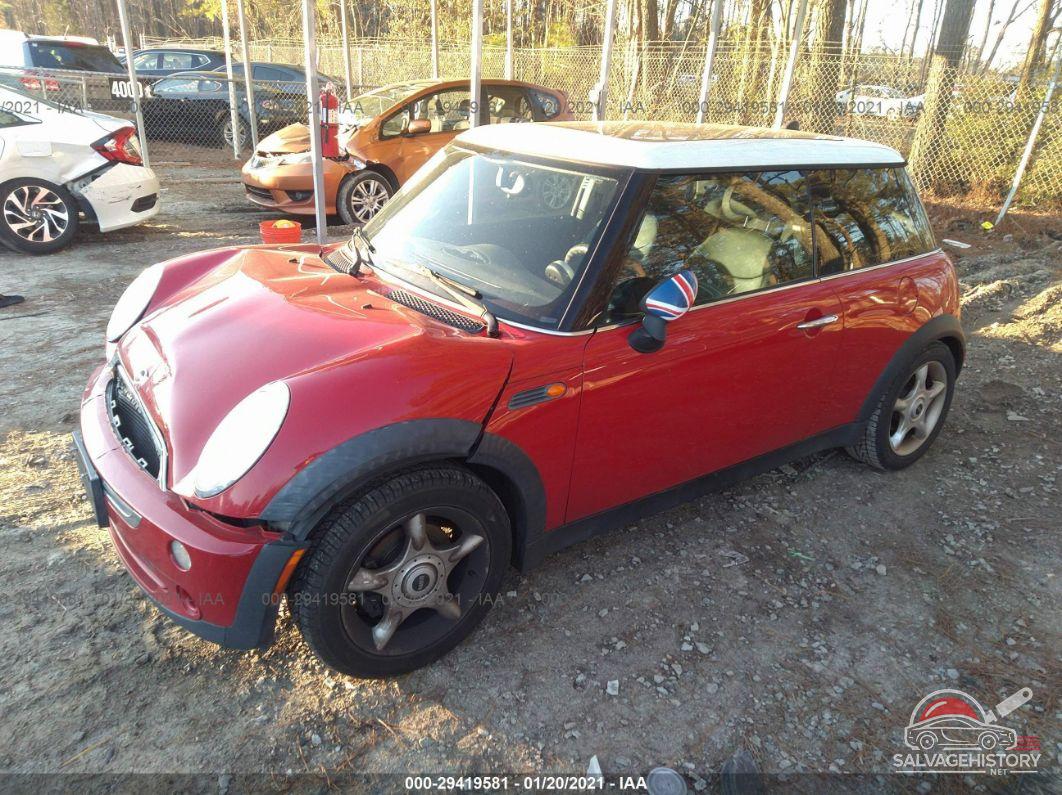 WMWRC33435TC59246 2005 MINI COOPER HARDTOP photo no. 2