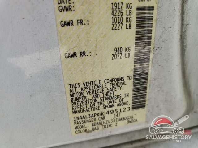 1N4AL3APXHC495123 2017 NISSAN ALTIMA photo no. 12