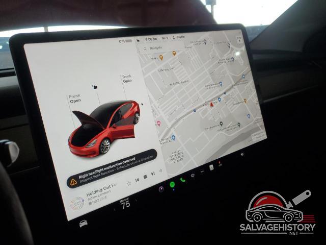 5YJ3E1EA3NF304499 2022 TESLA MODEL 3 photo no. 9