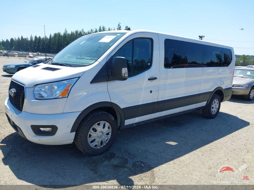 1FBAX2Y86NKA43957 2022 FORD TRANSIT-350 PASSENGER VAN photo no. 2