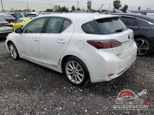 JTHKD5BHXC2108629 2012 LEXUS CT 200 photo no. 2