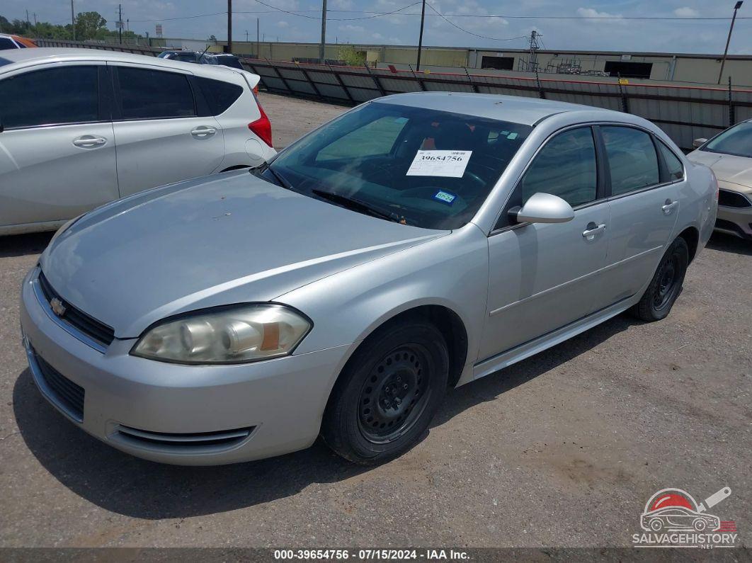 2G1WA5EK1A1186757 2010 CHEVROLET IMPALA photo no. 2