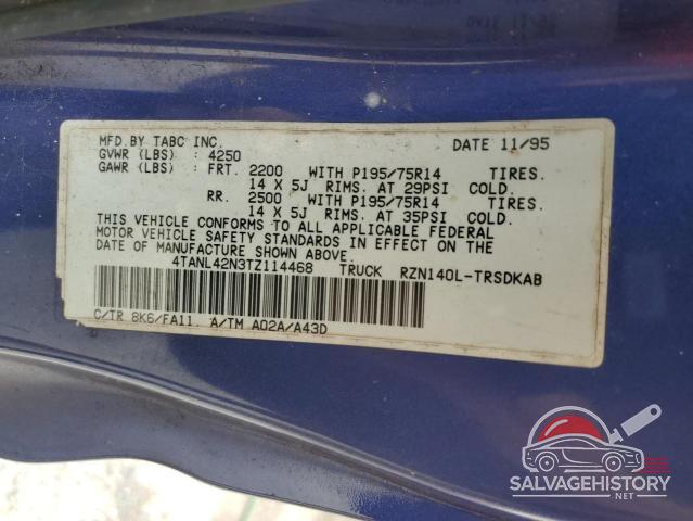 4TANL42N3TZ114468 1996 TOYOTA All Models photo no. 13