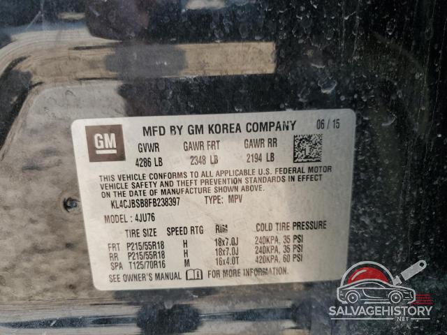 KL4CJBSB8FB238397 2015 BUICK ENCORE photo no. 12