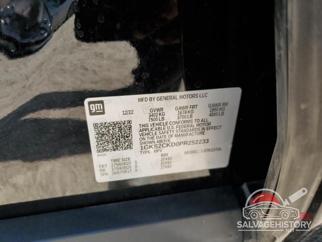 1GKS2CKD0PR252233 2023 GMC YUKON photo no. 13