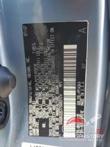 5TDZK22C77S093174 2007 TOYOTA All Models photo no. 13