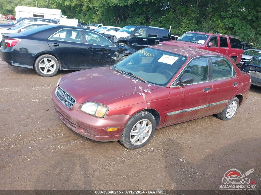 JS2GB41S2Y5188587 2000 SUZUKI ESTEEM photo no. 2
