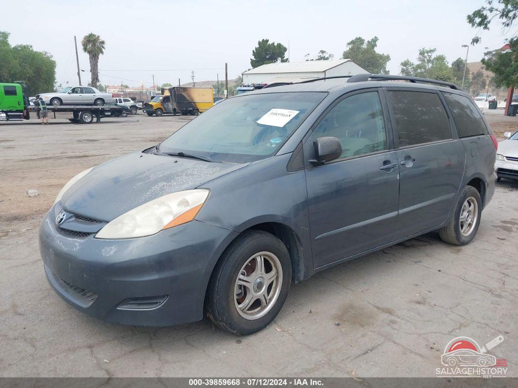 5TDZK23C69S284005 2009 TOYOTA SIENNA photo no. 2