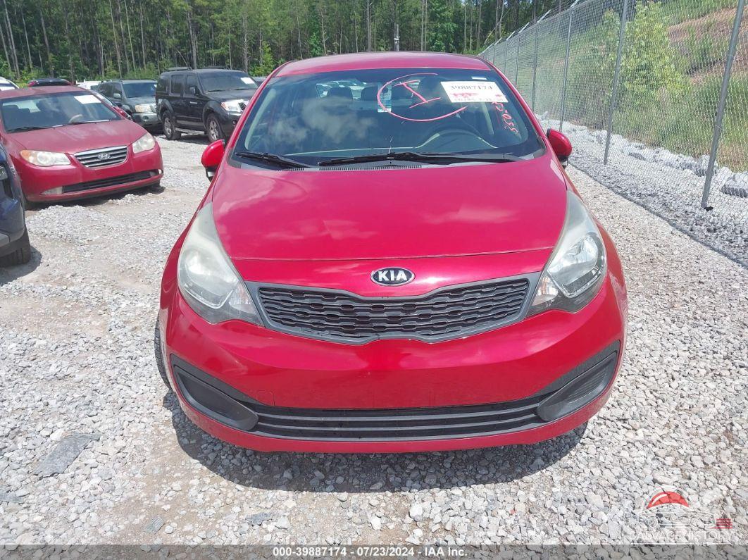 KNADM4A33E6350536 2014 KIA RIO photo no. 6
