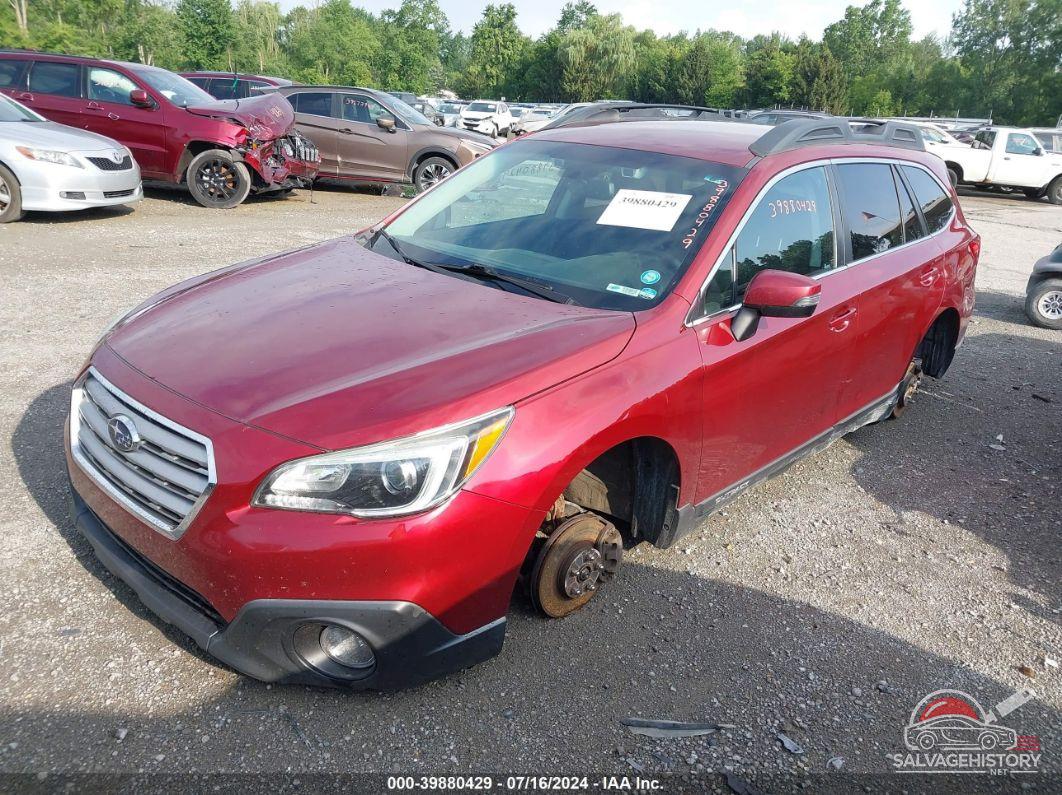 4S4BSAFC3G3215094 2016 SUBARU OUTBACK photo no. 2