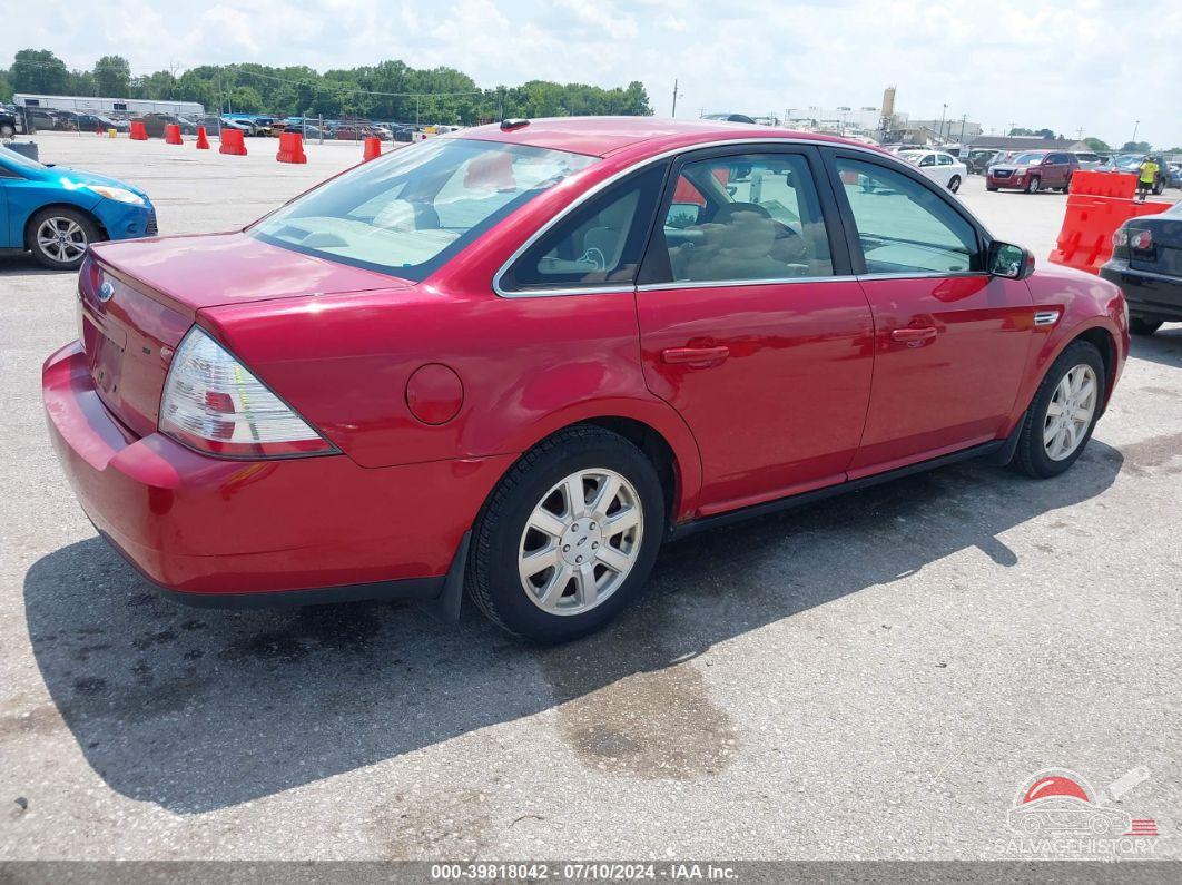 1FAHP23WX9G124989 2009 FORD TAURUS photo no. 4