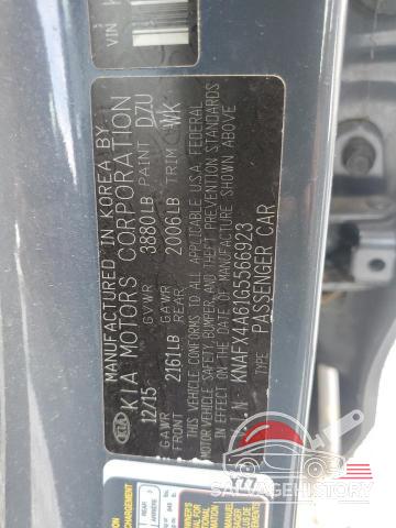 KNAFX4A61G5566923 2016 KIA FORTE photo no. 12