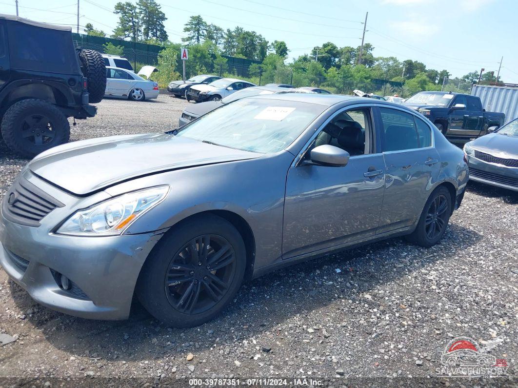 JN1DV6AP2CM810750 2012 INFINITI G25 photo no. 2