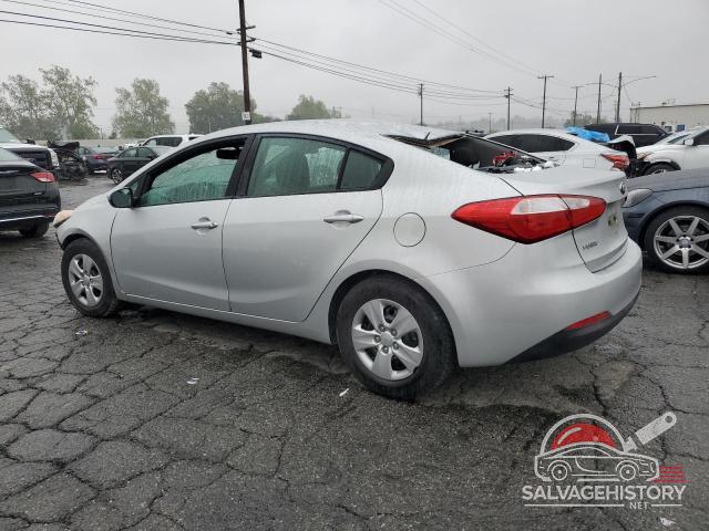KNAFK4A63G5617448 2016 KIA FORTE photo no. 2