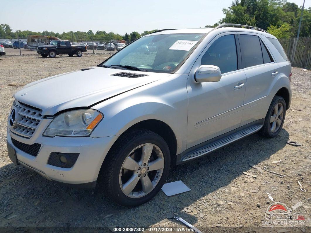 4JGBB86E59A459337 2009 MERCEDES-BENZ ML 350 photo no. 2